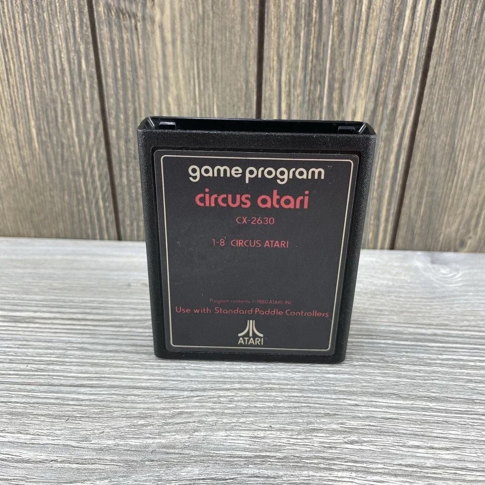 Atari 2600 Circus Atari 1980 Game Cartridge Only Tested